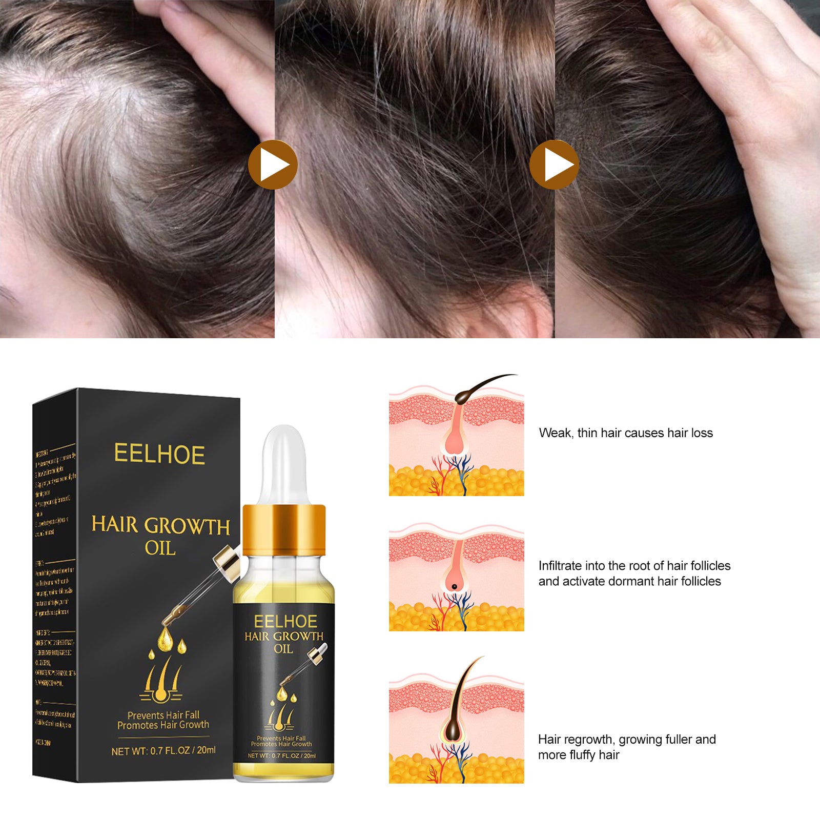 Premium  Hair Growth & Scalp Booster Serum