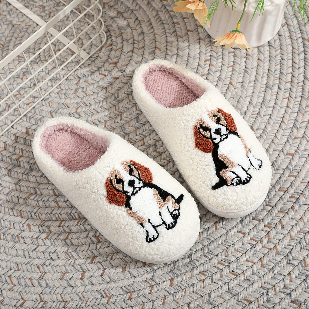 cute cartoon dog Indoor slippers